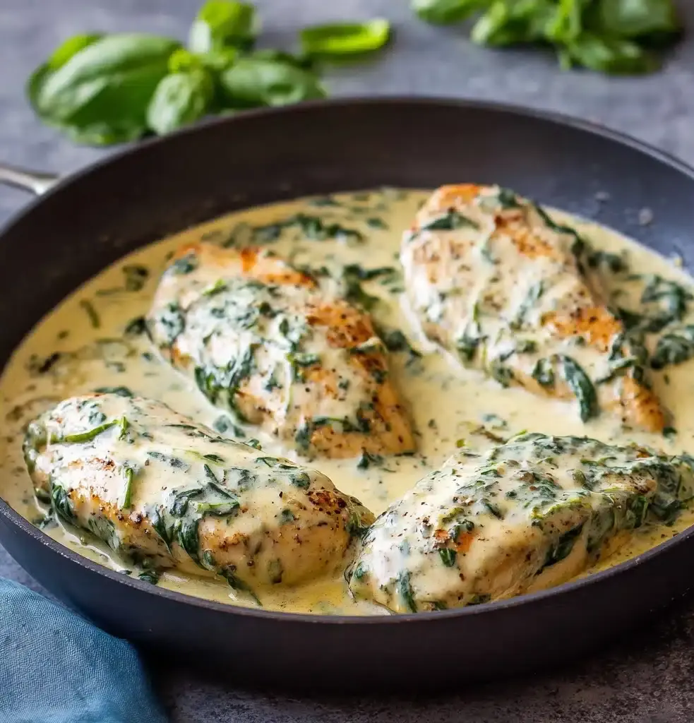 Creamy Parmesan Garlic Chicken Recipe
