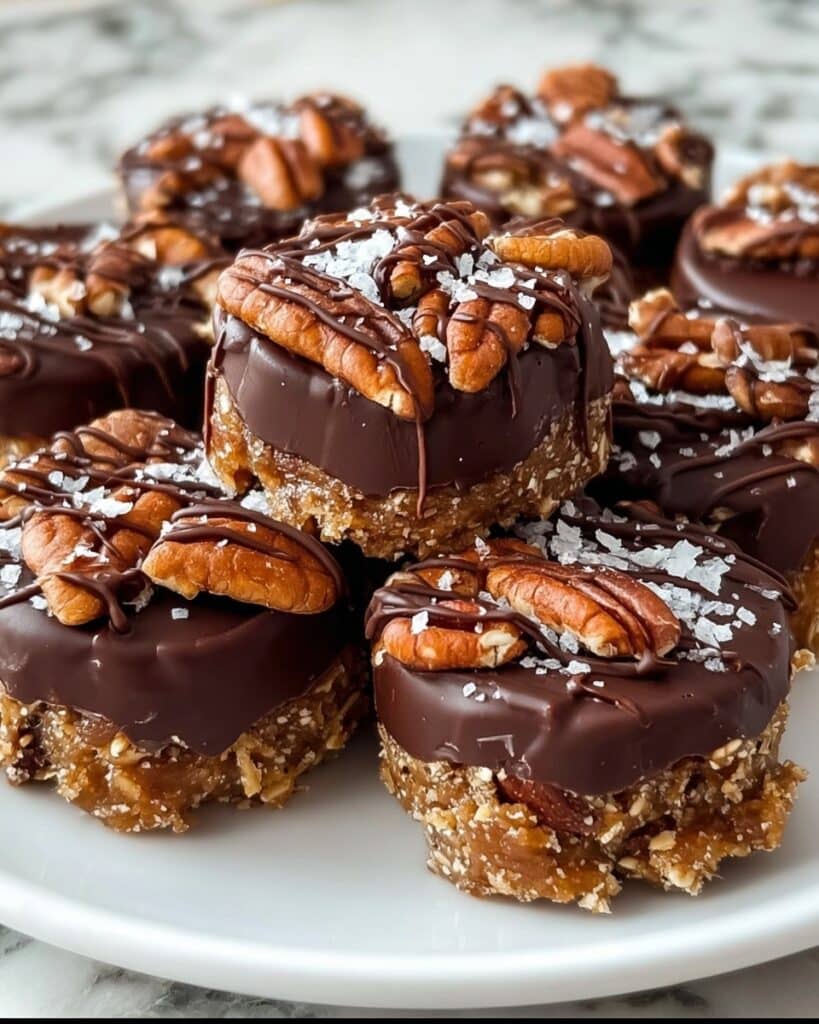 Chocolate Pecan Turtle Clusters Recipe
