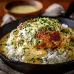 Creamy Smothered Chicken And Rice Recipe