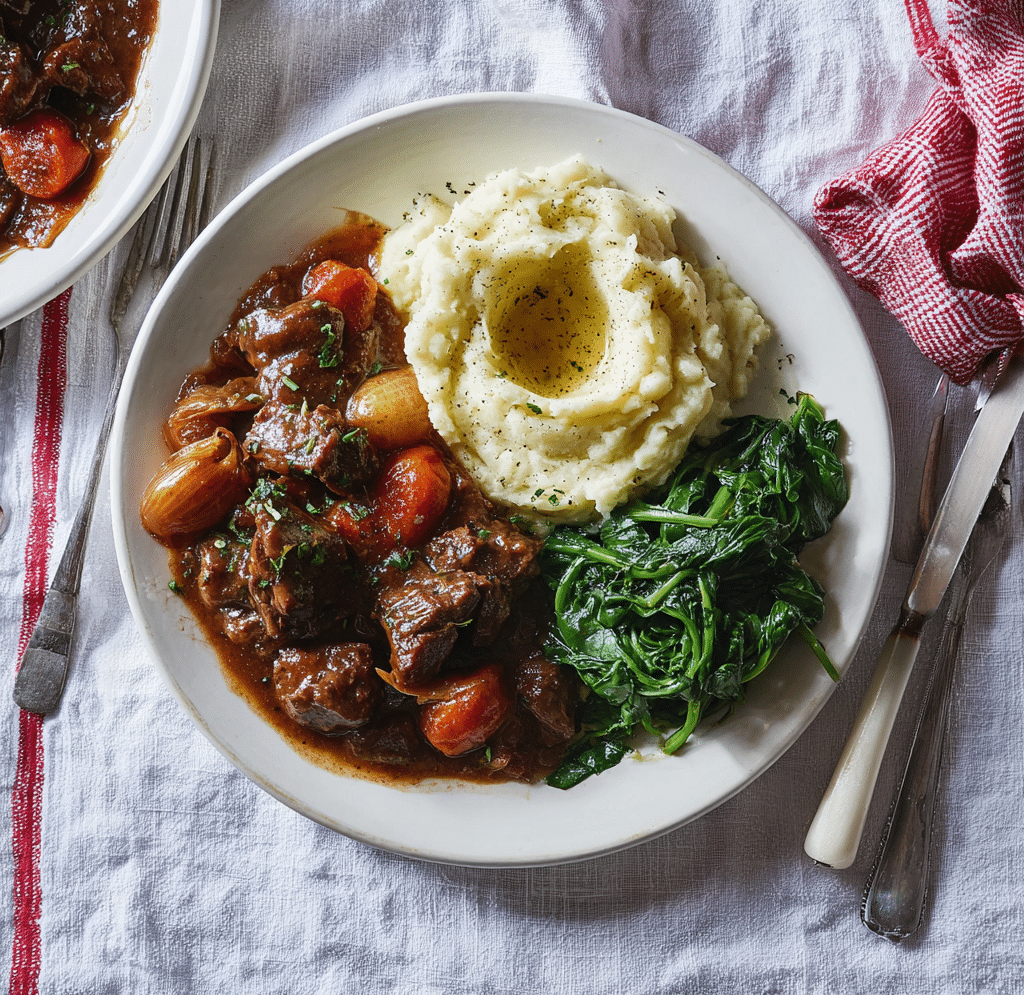 Slow cooker beef bourguignon Recipe