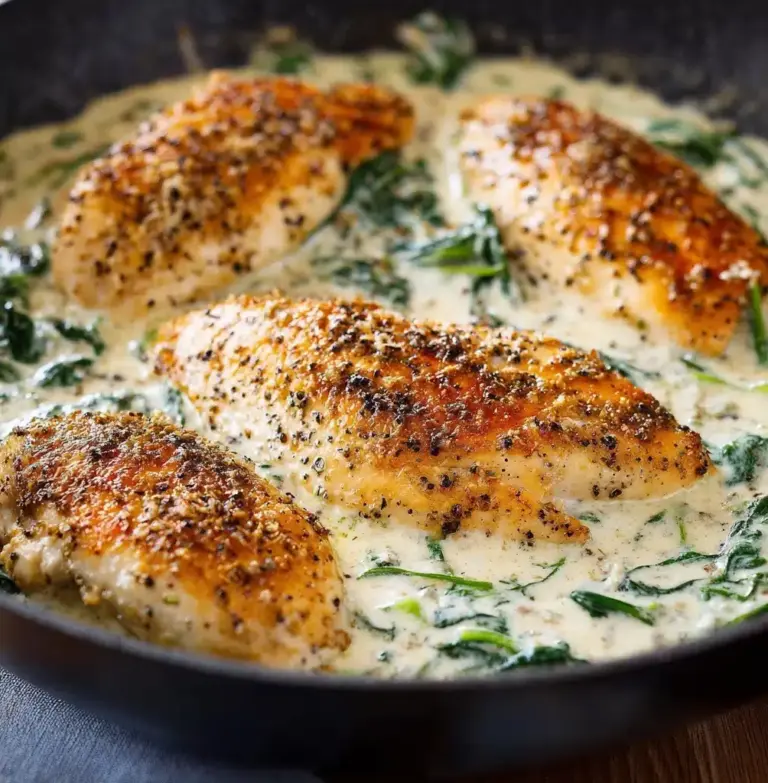 Creamy Parmesan Garlic Chicken Recipe