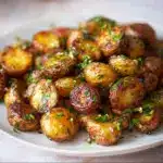 Crispy Potatoes with Garlic Butter and Herbs Recipe