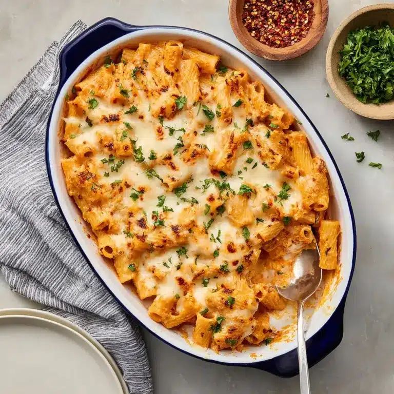 Cheesy Pumpkin Ricotta Pasta Bake Recipe