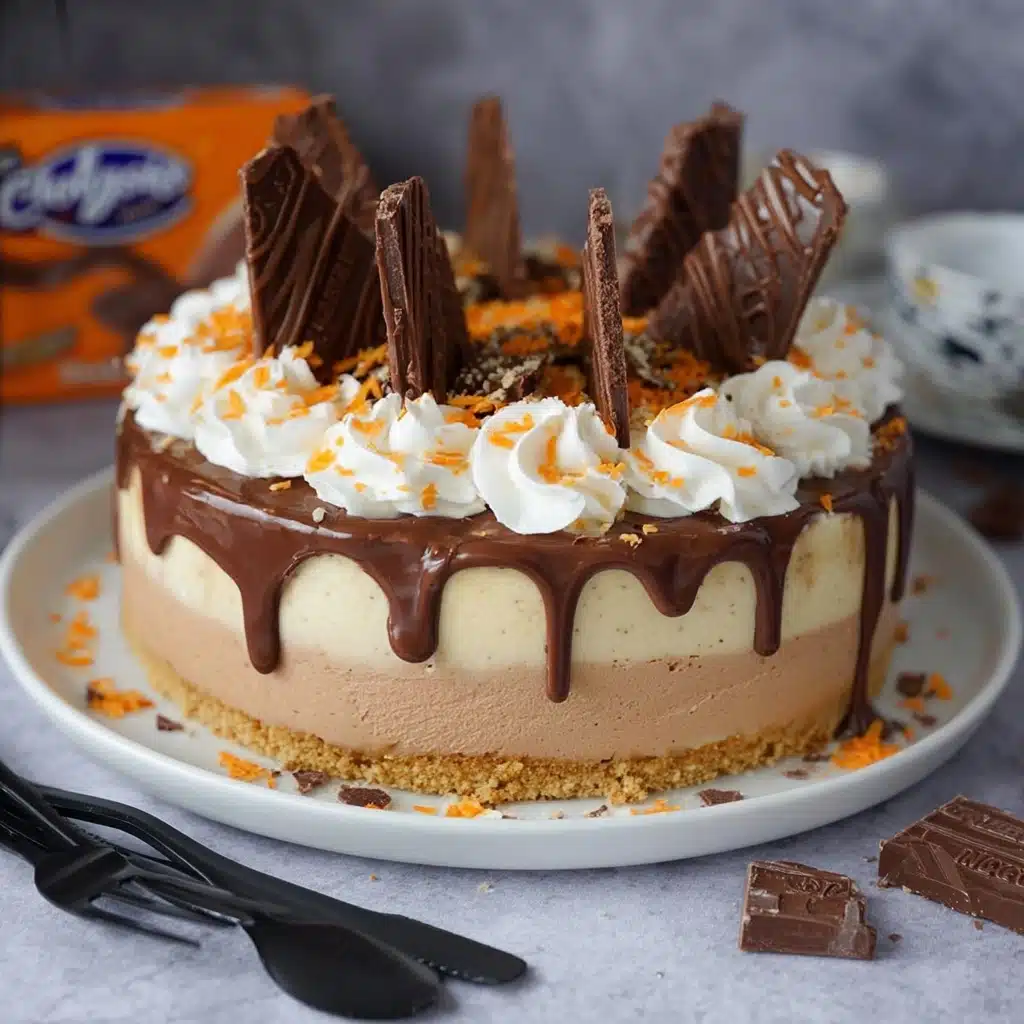 No-Bake Terry's Chocolate Orange Cheesecake! Recipe
