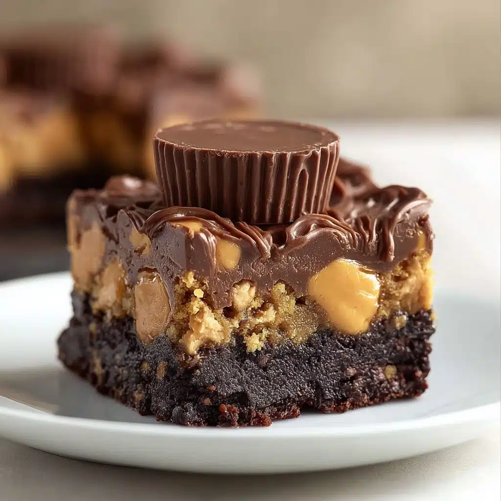 Reese’s Chocolate Peanut Butter Cup Earthquake Cake Recipe - Recipe Image