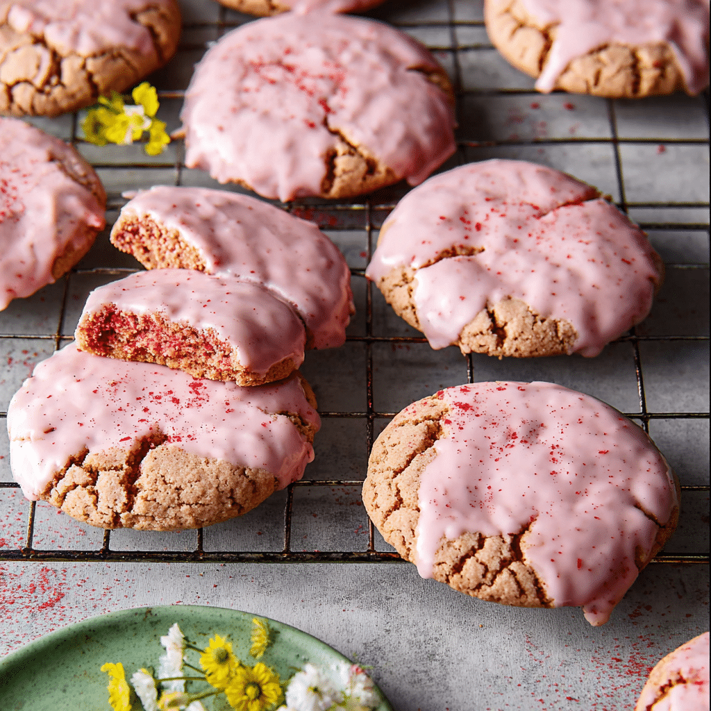 Double Strawberry Sugar Cookies Recipe - Recipe Image