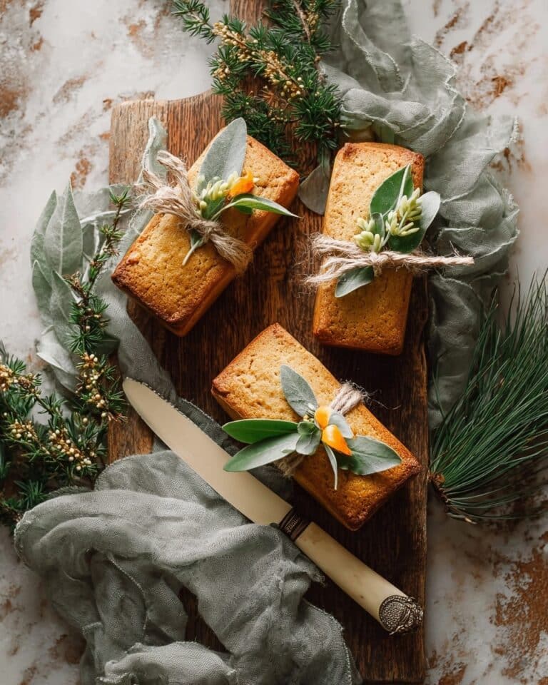 Orange Ginger Honey Cakes Recipe