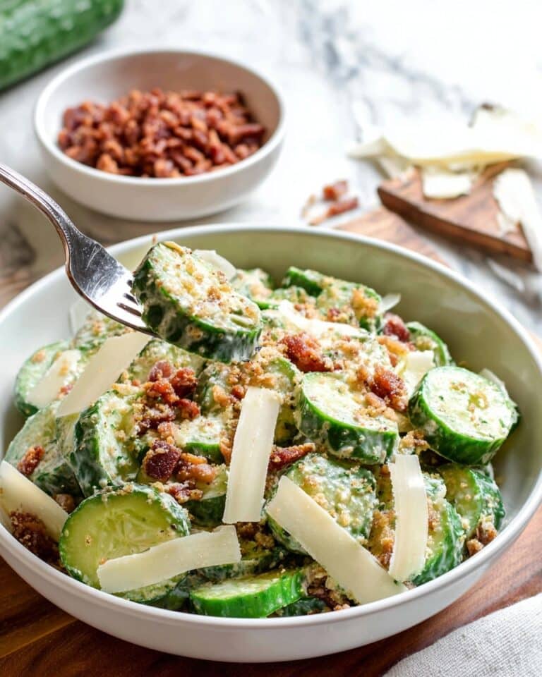 Cucumber Caesar Salad Recipe