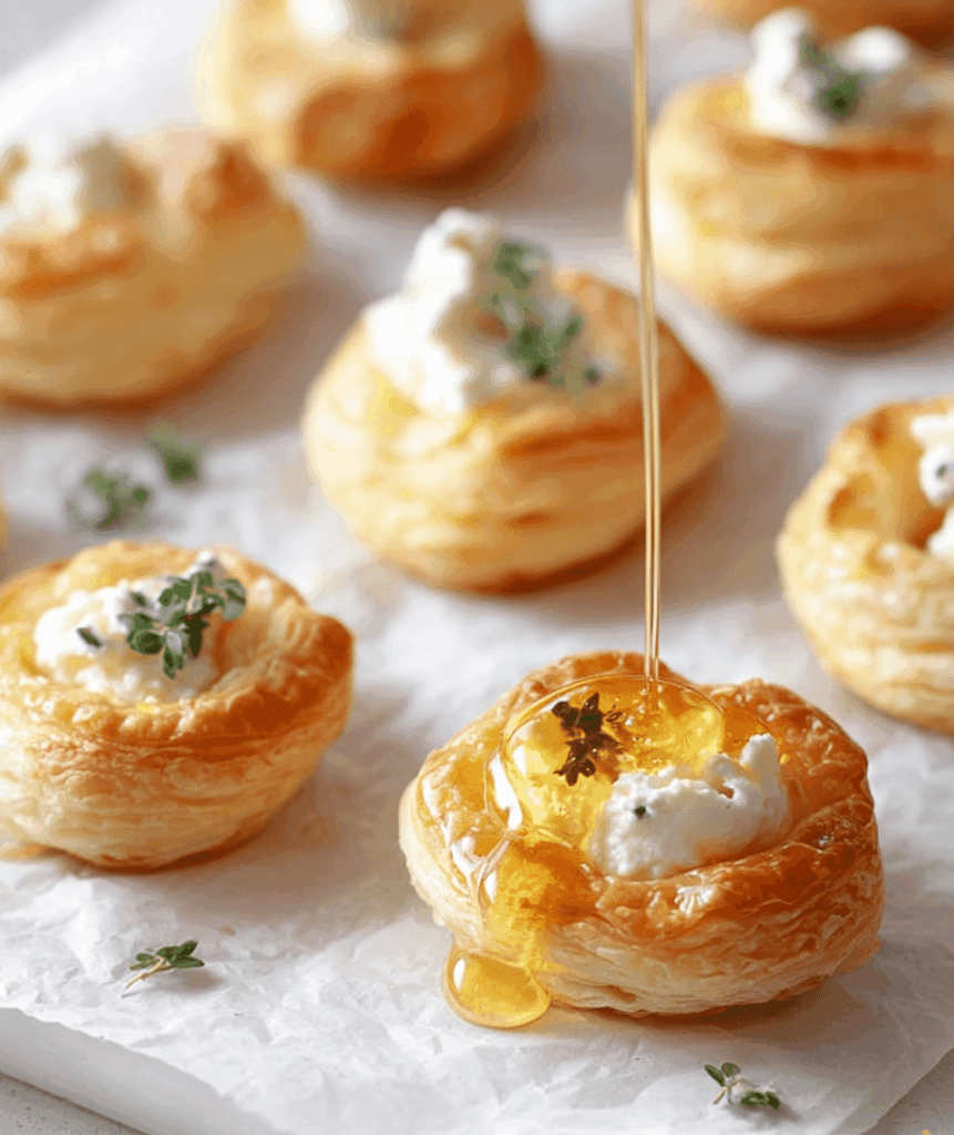 Easy Goat Cheese and Honey Bites Recipe