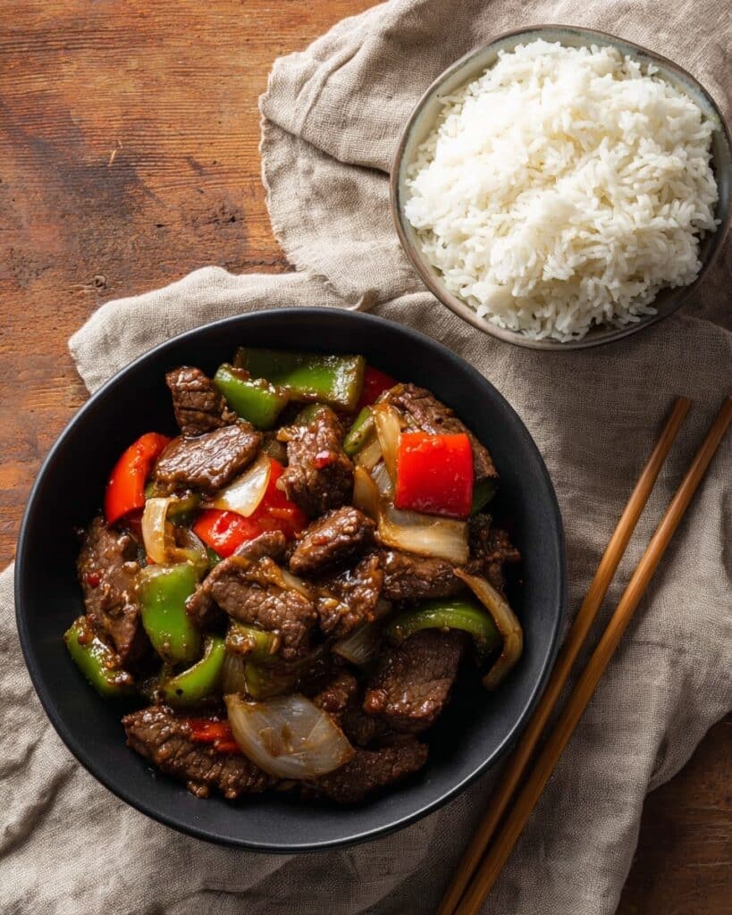 Slow Cooker Pepper Steak Recipe