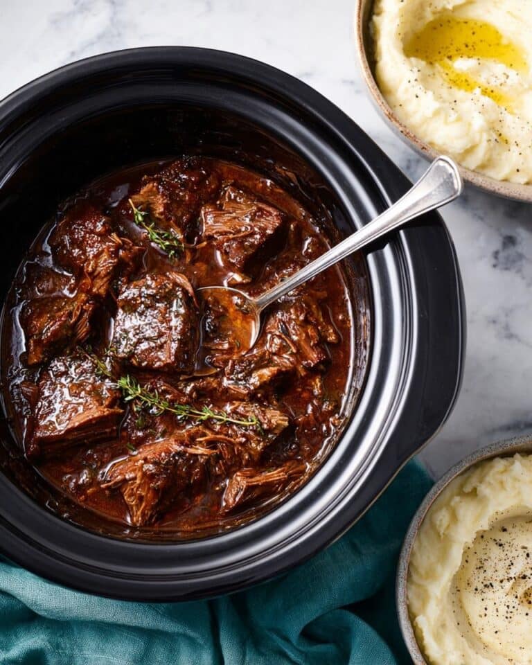 Slow Cooker Braised Steak and Onions Recipe
