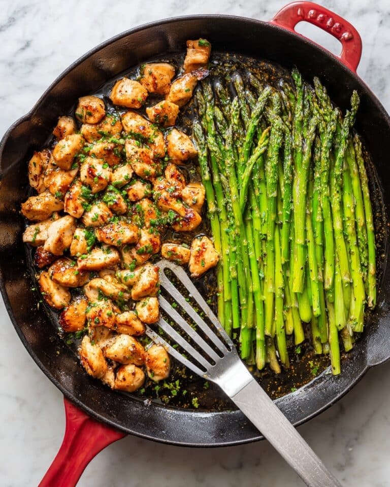 Garlic Butter Chicken and Asparagus Recipe