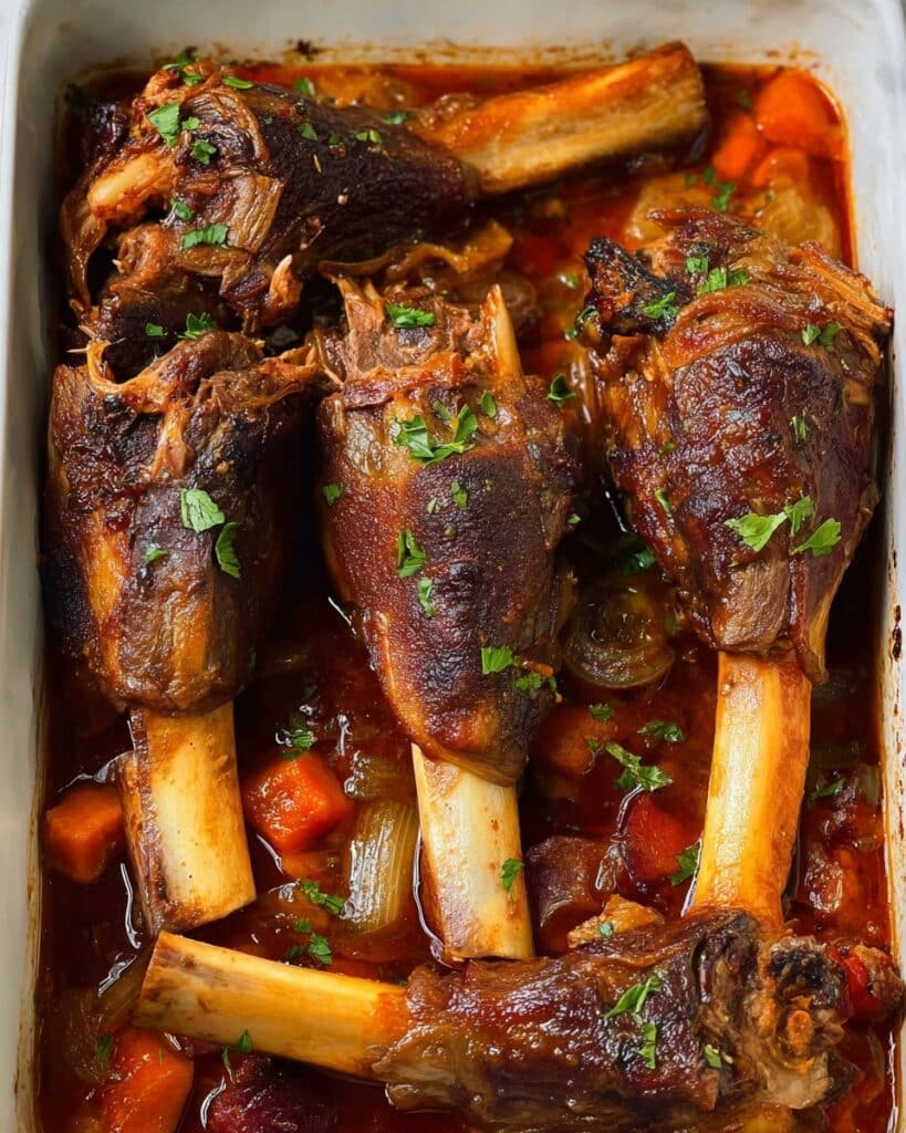 The Perfect Braised Lamb Shanks Recipe