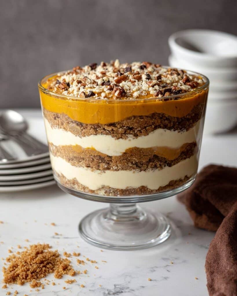 Banana Cream Cheese Cake Roll with Pecans Cranberries and Ginger Recipe