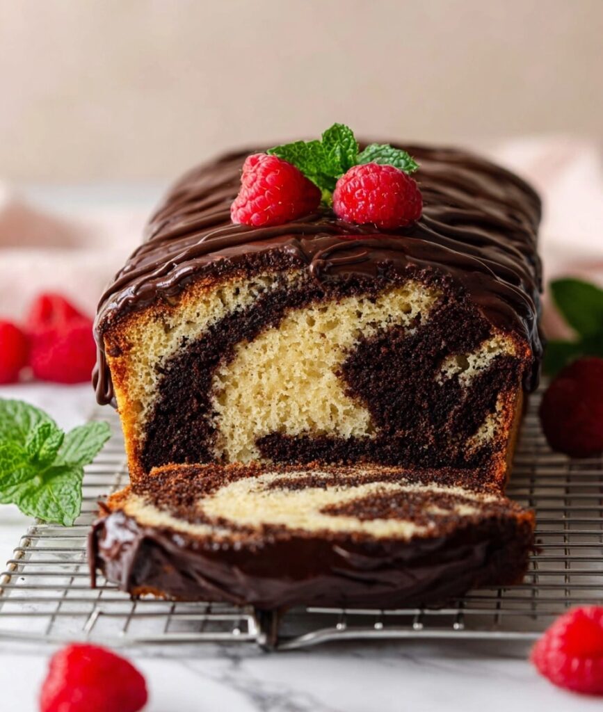 Marble Loaf Cake Recipe