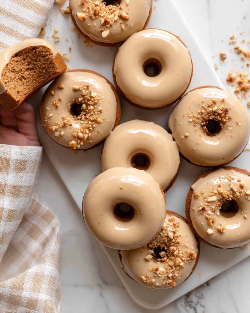 Baked Pumpkin Donuts with Cinnamon Icing Recipe