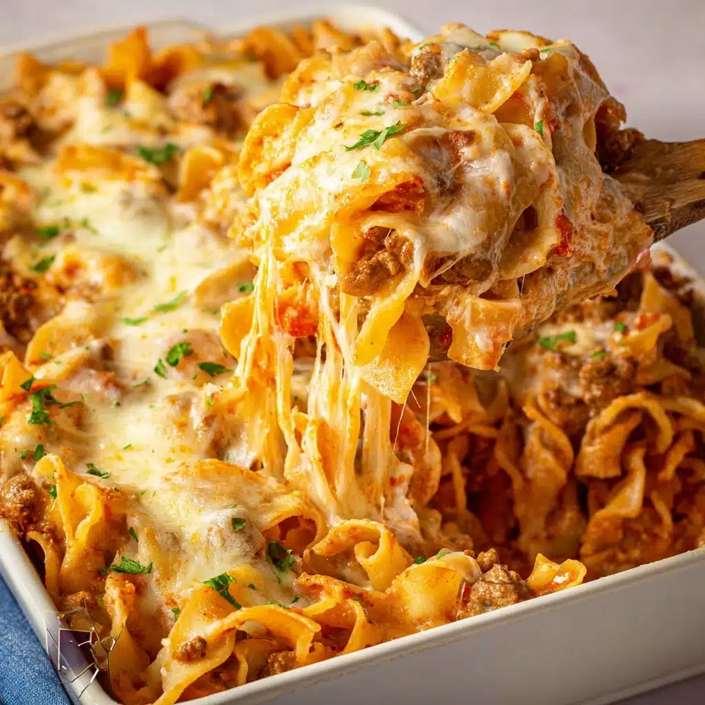 Beef Noodle Casserole Recipe - Recipe Image