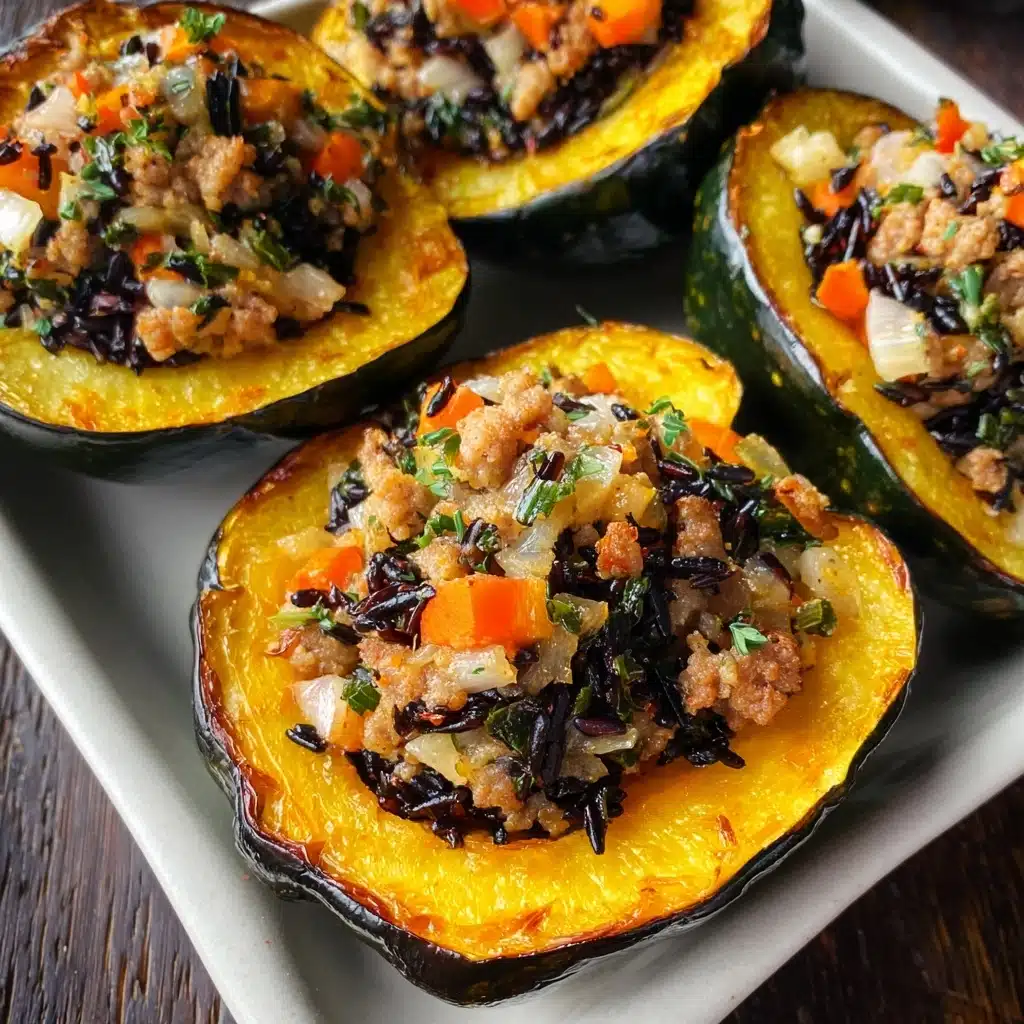 Autumn Stuffed Acorn Squash Recipe - Recipe Image