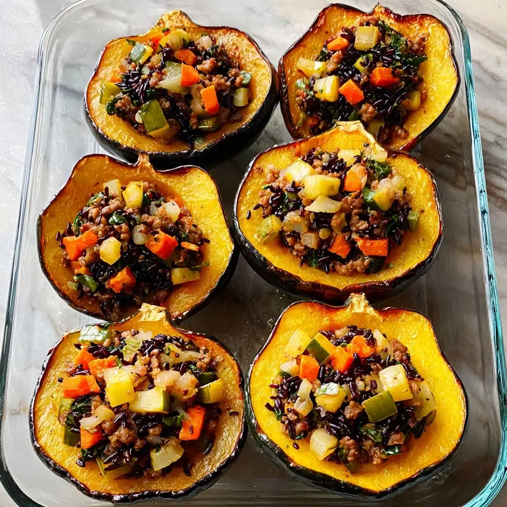 Autumn Stuffed Acorn Squash Recipe - Recipe Image