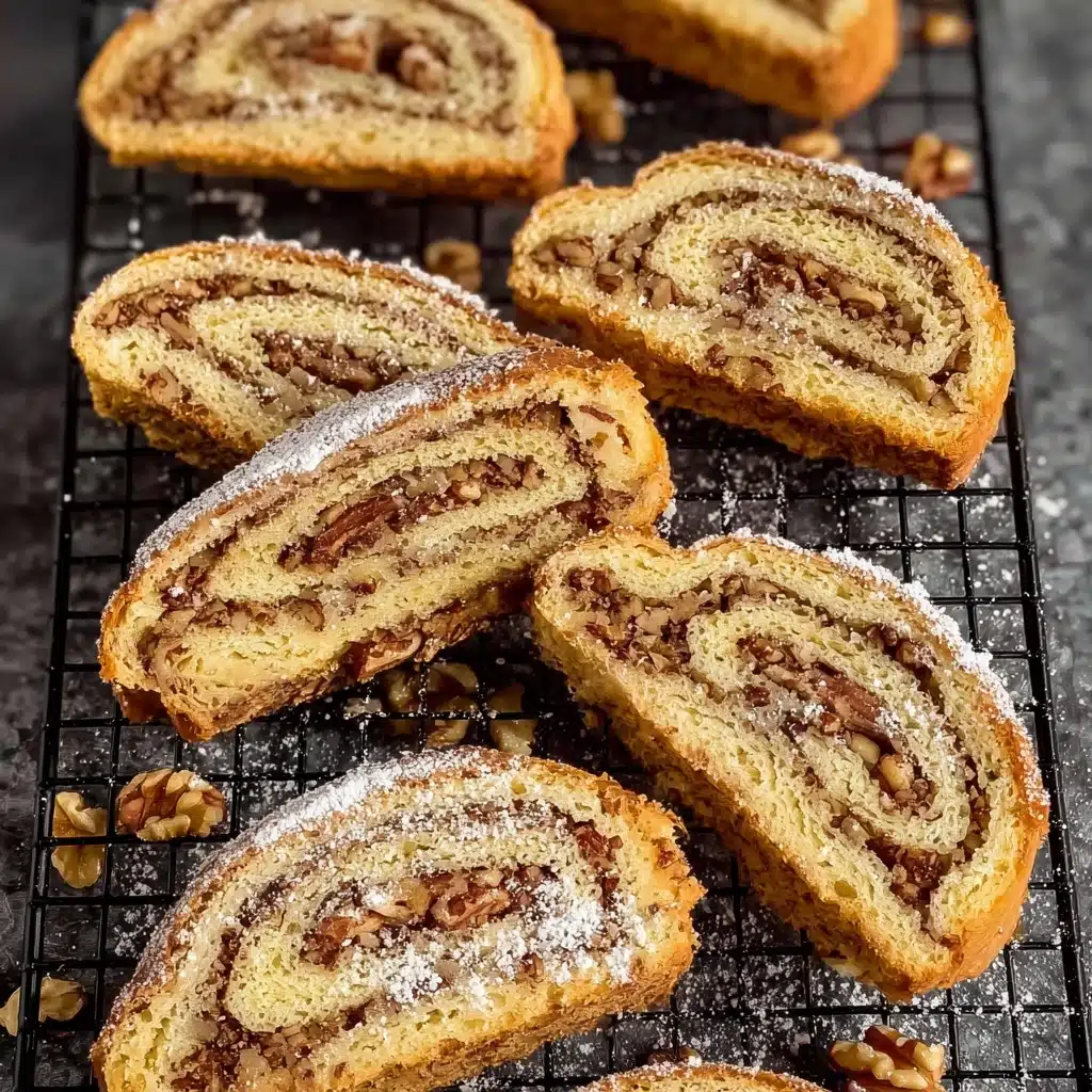 Italian Nut Roll Cookies Recipe - Recipe Image