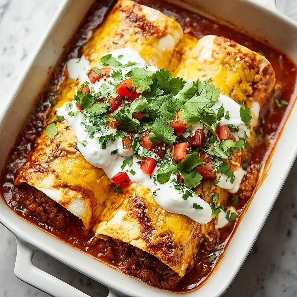 Ground Beef Enchiladas Recipe - Recipe Image