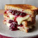 Brie, Apple and Cranberry Grilled Cheese Recipe