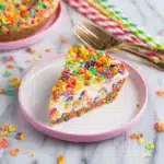 No-Bake Fruity Pebbles Cheesecake Recipe