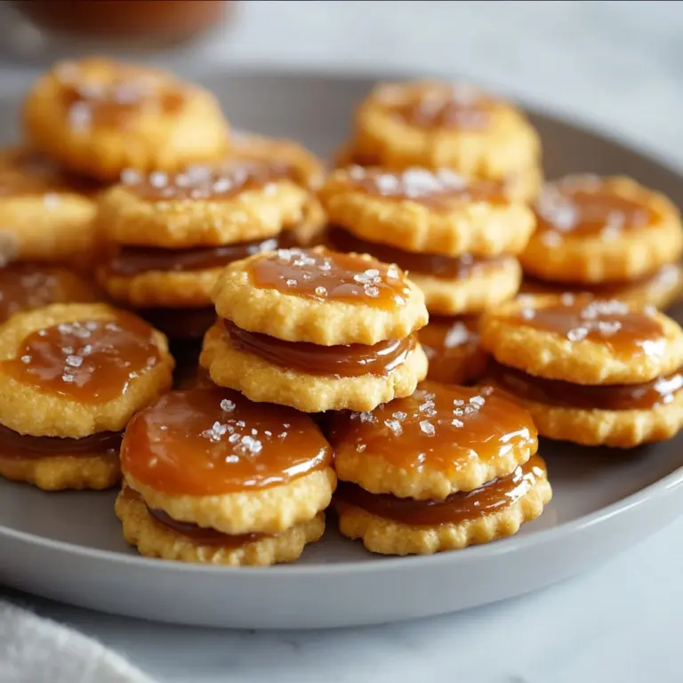 Salted Caramel Cracker Bites Recipe