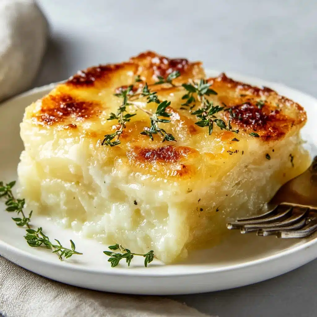 Copycat Ruth’s Chris Potatoes au Gratin Recipe - Recipe Image