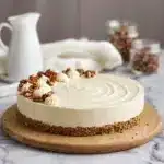 No-bake maple cheesecake with a pecan crust Recipe