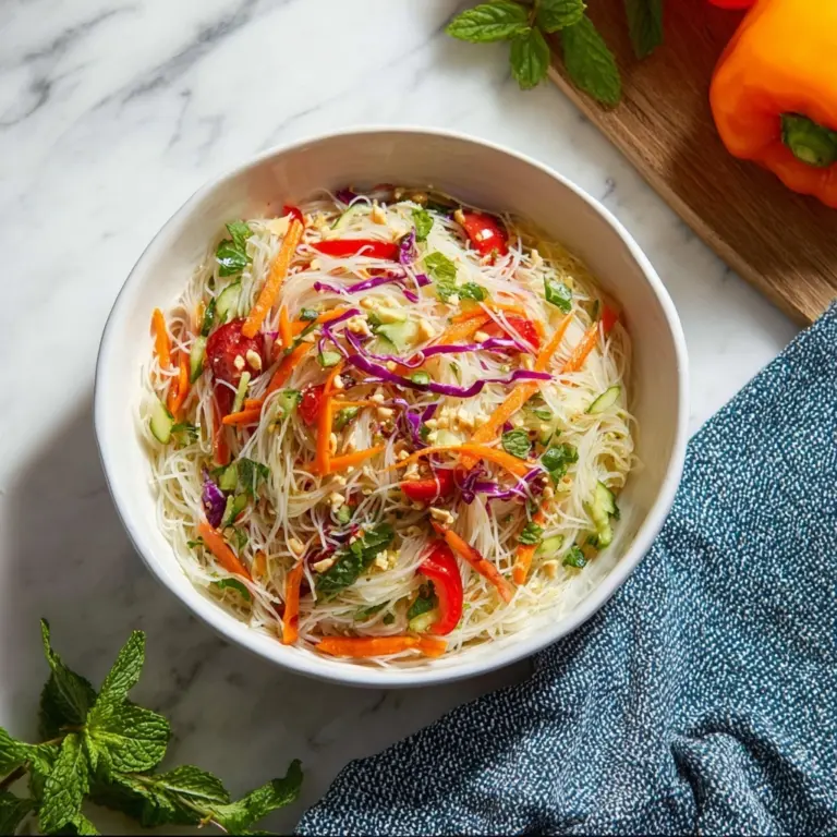 Spring Roll Salad with Spicy Ginger Dressing Recipe