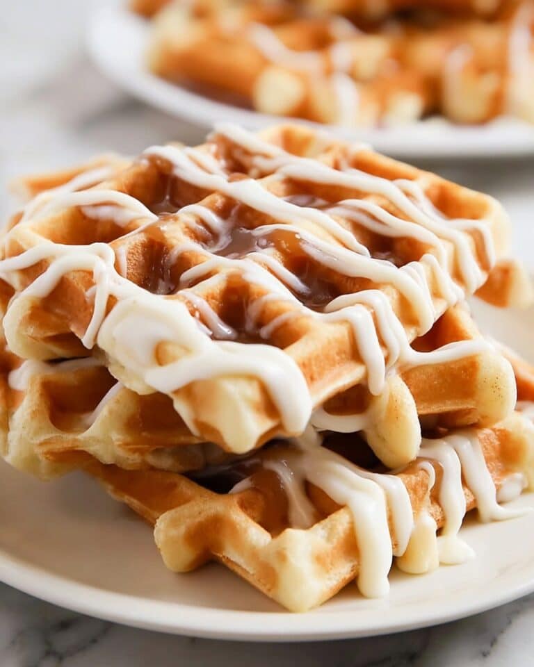 Cinnamon Roll Waffle Recipe