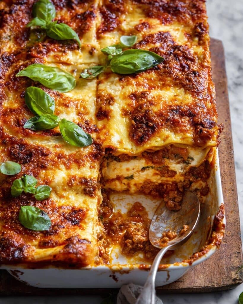 Spicy Zucchini Ricotta Lasagna with Oregano Breadcrumbs Recipe