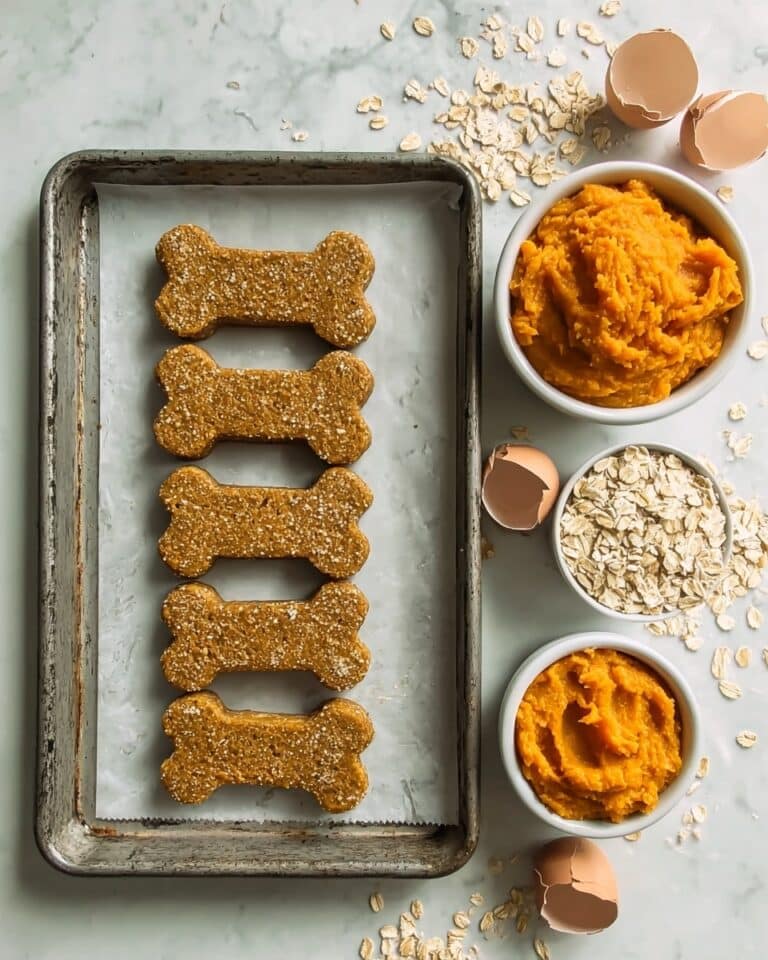 3-Ingredient Pumpkin Oat Dog Treats Recipe