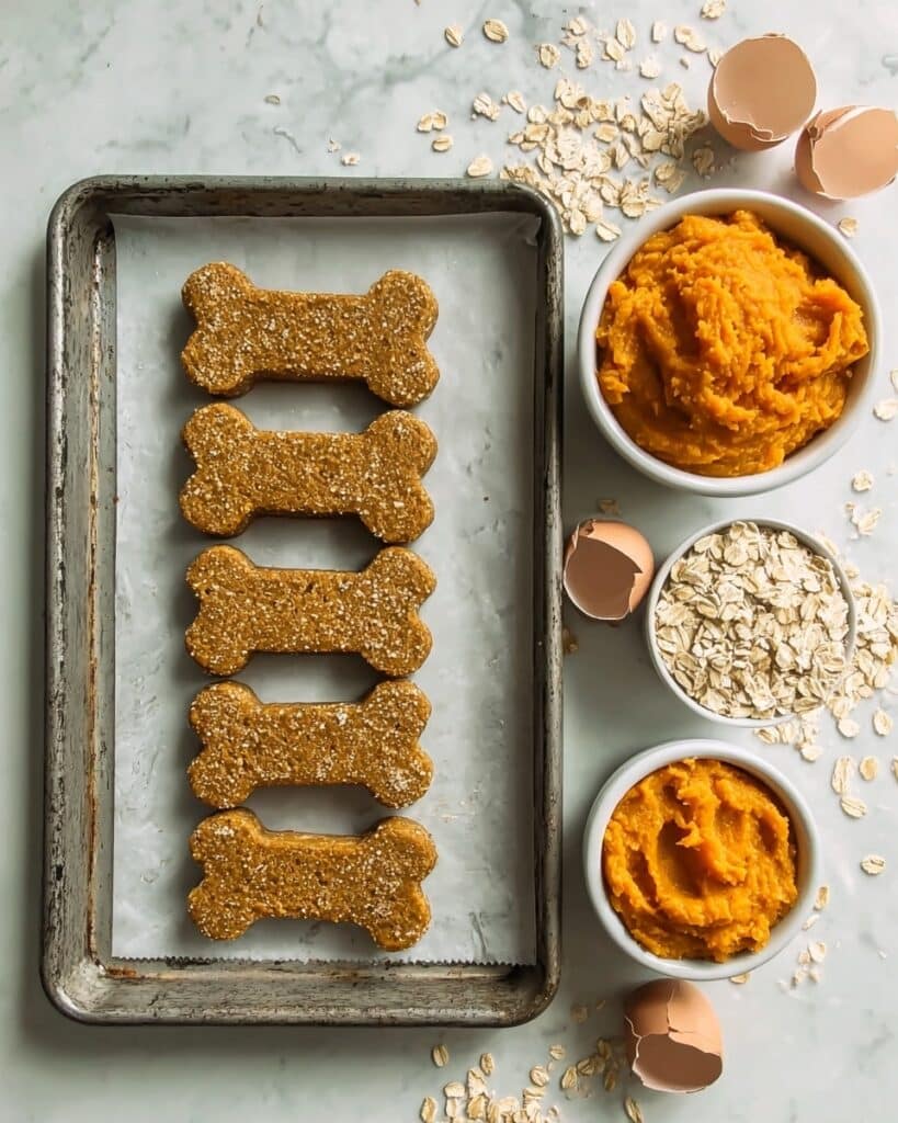 3-Ingredient Pumpkin Oat Dog Treats Recipe
