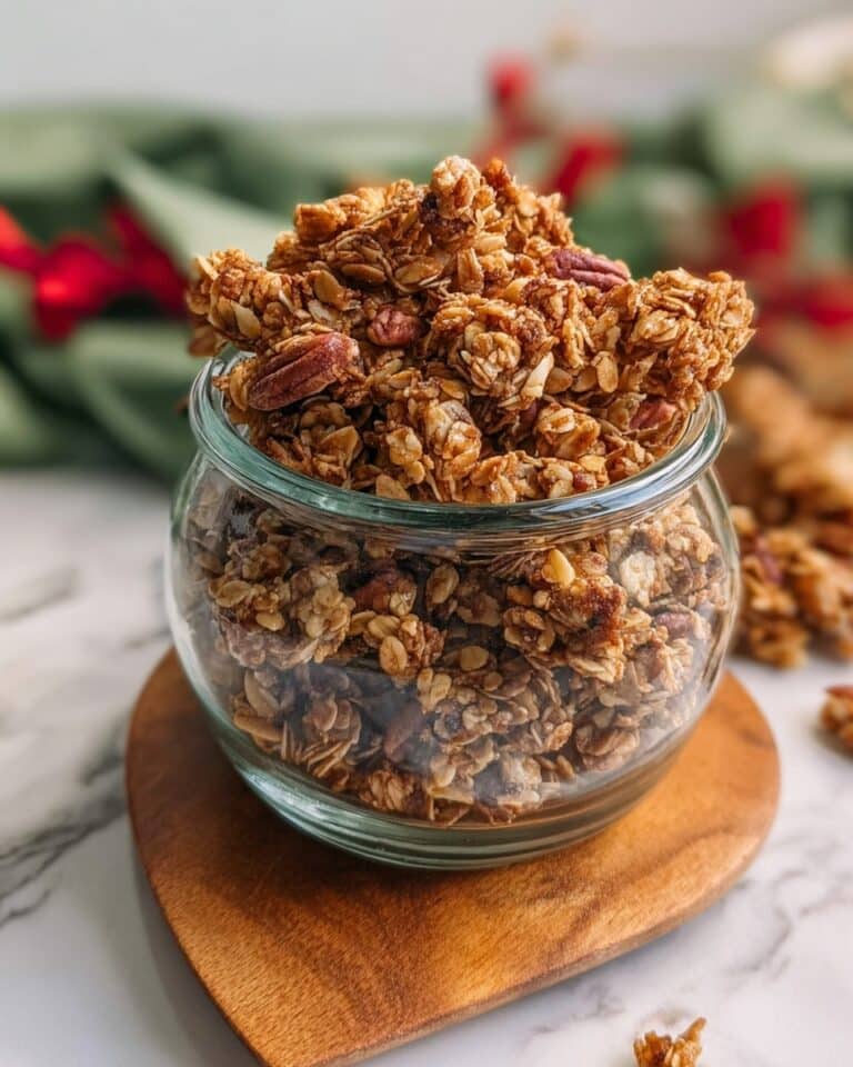 Holiday Gingerbread Granola Recipe