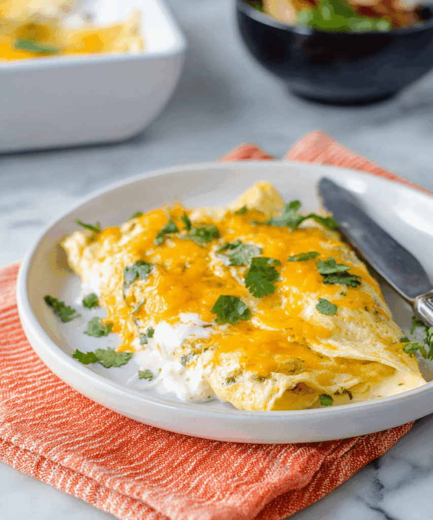 White Chicken Enchiladas Recipe