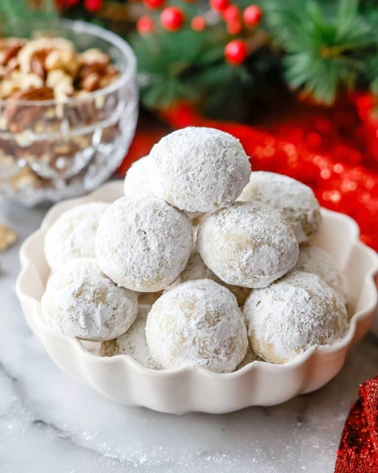 Russian Tea Cakes (Snowball Cookies) Recipe