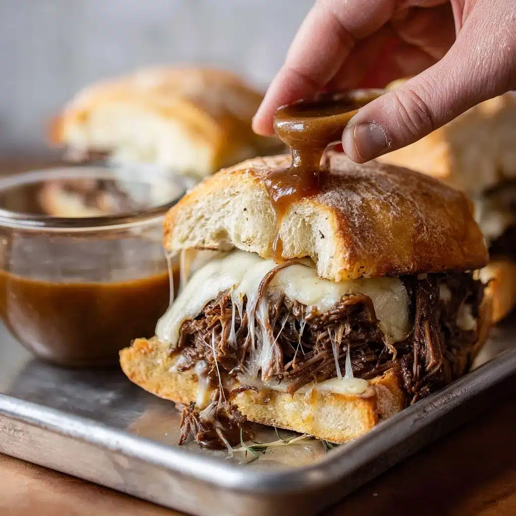 Slow Cooker French Dip Sandwiches Recipe - Recipe Image