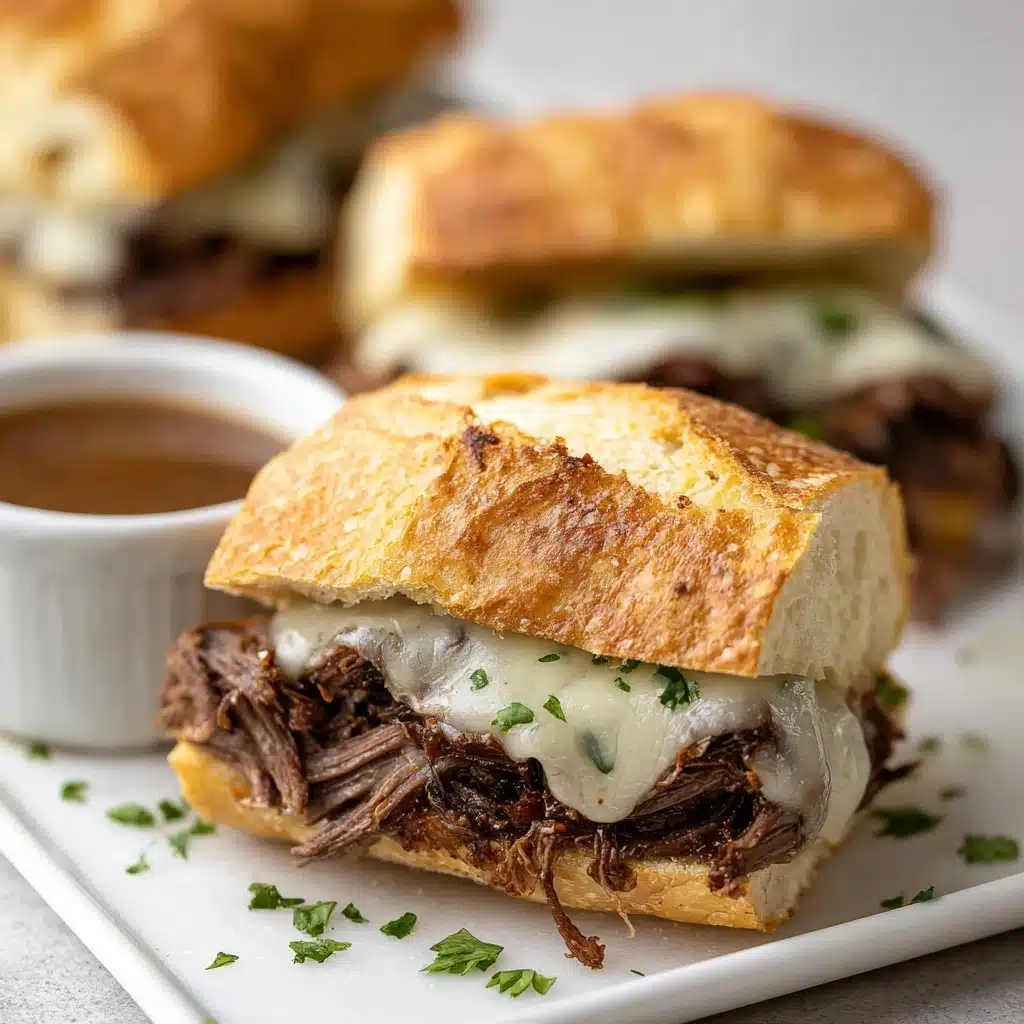 Slow Cooker French Dip Sandwiches Recipe - Recipe Image
