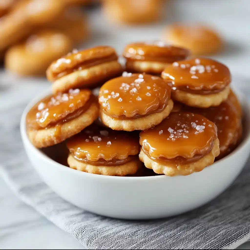 Salted Caramel Cracker Bites Recipe - Recipe Image