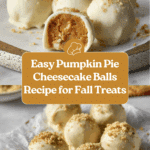 Pumpkin Pie Cheesecake Balls Recipe