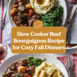 Slow cooker beef bourguignon Recipe