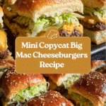 Mini Copycat Big Mac Cheeseburgers Recipe