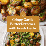 Crispy Potatoes with Garlic Butter and Herbs Recipe