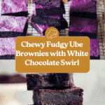 Chewy and Fudgy Ube Brownies Recipe
