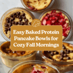Baked Protein Pancake Bowls Recipe