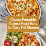 Cheesy Pumpkin Ricotta Pasta Bake Recipe