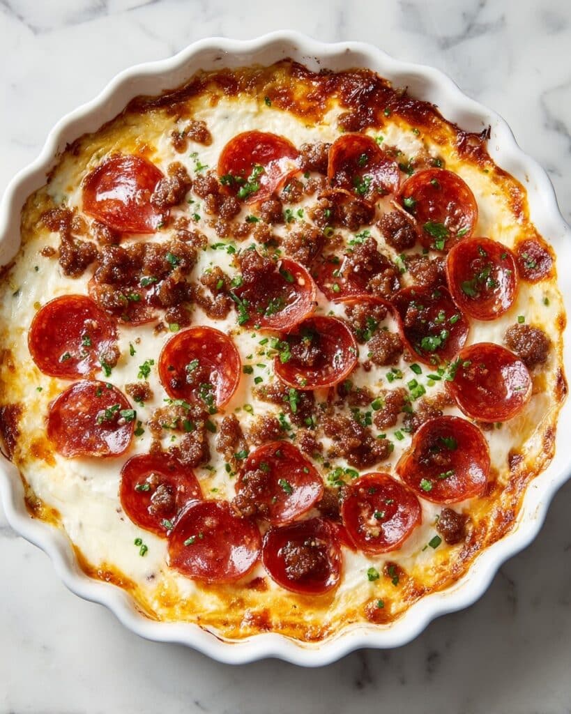 Creamy Pizza Layered Dip Recipe