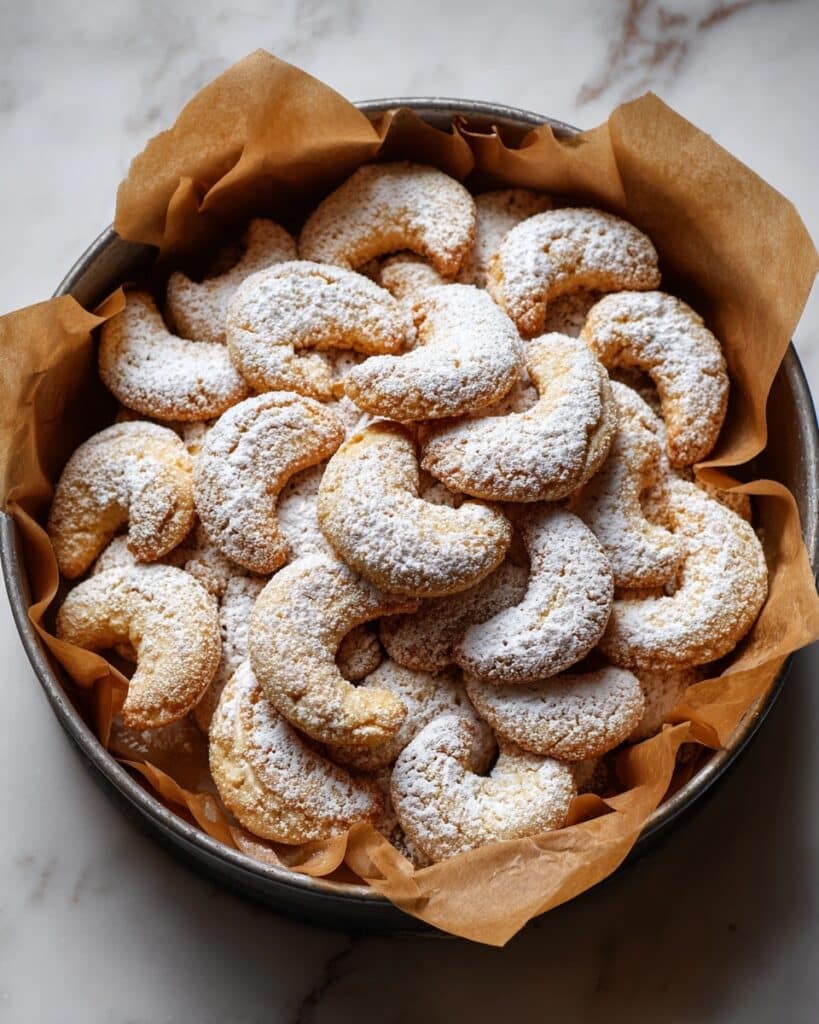 Almond Crescent Cookies Recipe
